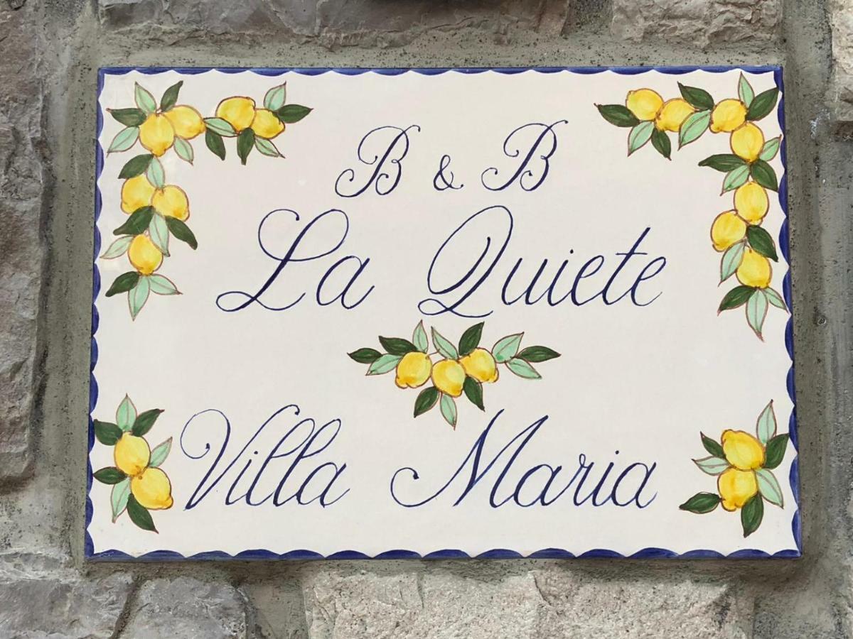 B&B La Quiete Massa Lubrense Exterior foto